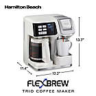 Alternate image 1 for Hamilton Beach&reg; FlexBrew&reg; 2-Way Coffee Maker in White
