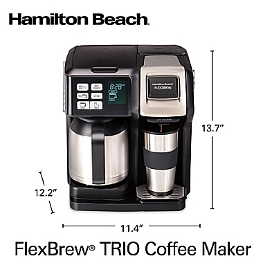 Hamilton Beach&reg; FlexBrew&reg; 2-Way Thermal Coffee Maker in Black. View a larger version of this product image.