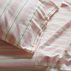 Alternate image 3 for The Novogratz Corbel Stripe Twin XL Sheet Set in Pink