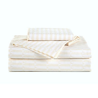 The Novogratz Waverly Twin Sheet Set in Off White. View a larger version of this product image.