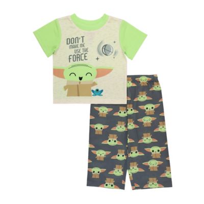 Stary Wars&reg; Baby Yoda 2-Piece Short Sleeves Pajama Set in Green