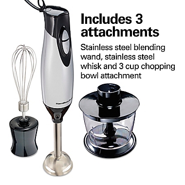Hamilton Beach&reg; Two-Speed Hand Blender with Chopping Bowl. View a larger version of this product image.