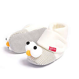 Shooshoos™ Size 12-18M Monocle Slipper Bootie in White