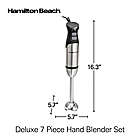 Alternate image 7 for Hamilton Beach&reg; Stainless Steel Speed Hand Blender with Turbo Boost