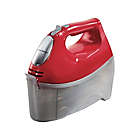 Alternate image 0 for Hamilton Beach&reg; Ensemble Hand Mixer with Snap-On Closure in Red