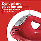 Alternate image 4 for Hamilton Beach&reg; Ensemble Hand Mixer with Snap-On Closure in Red