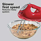 Alternate image 1 for Hamilton Beach&reg; Ensemble Hand Mixer with Snap-On Closure in Red