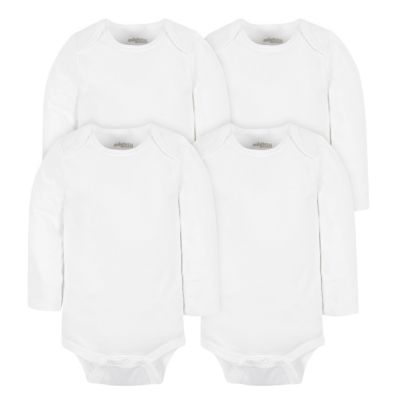 4-Pack Mighty Goods Long Sleeve Bodysuits