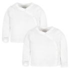 Alternate image 0 for mighty goods&trade; Newborn 2-Pack Long Sleeve Side Snap Tees in White