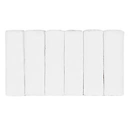 mighty goods™ 6-Pack Washcloths in White