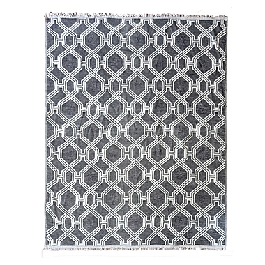 Everhome&trade; Coastal Diamond Weave Throw Blanket in Tuxedo. View a larger version of this product image.