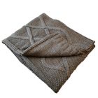 Alternate image 0 for Bee &amp; Willow&trade; Chunky Ribbon Cable Throw Blanket in Granite Grey