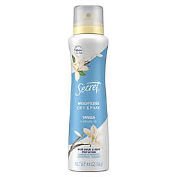 Secret® 4.1 oz. Dry Spray Antiperspirant Deodorant in Vanilla and Argan Oil