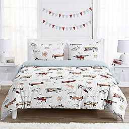 Sweet JoJo Designs® Airplane 3-Piece Full/Queen Comforter Set