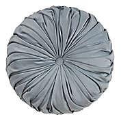 Saro Lifestyle Velvet Pintuck 14-Inch Round Decorative Pillow