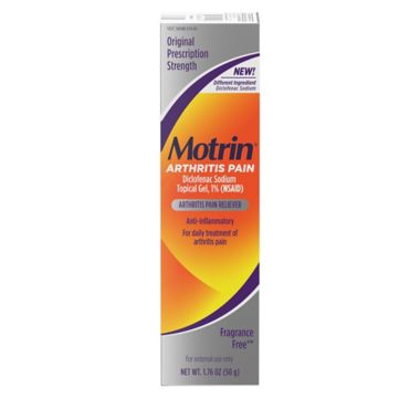 Motrin&reg; 1.76 oz. Arthritis Pain Reliever Topical Gel. View a larger version of this product image.