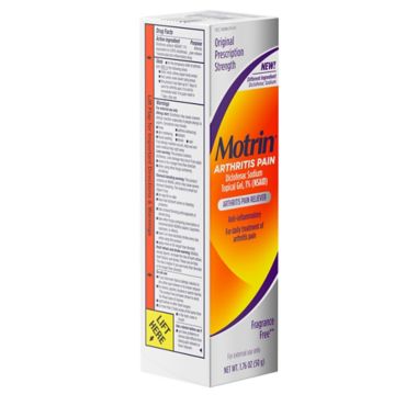 Motrin&reg; 1.76 oz. Arthritis Pain Reliever Topical Gel. View a larger version of this product image.