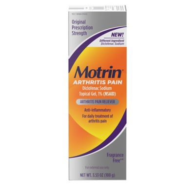 Motrin&reg; 3.53 oz. Arthritis Pain Reliever Topical Gel