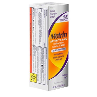 Motrin&reg; 3.53 oz. Arthritis Pain Reliever Topical Gel. View a larger version of this product image.
