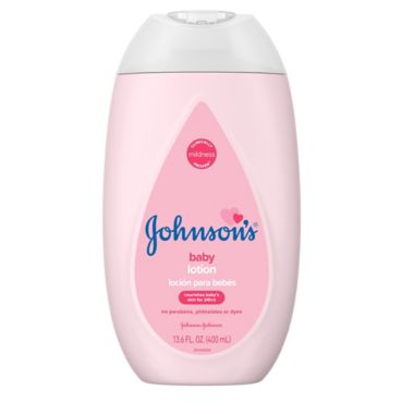 Johnson's&reg; 13.6 fl. oz. Baby Lotion. View a larger version of this product image.