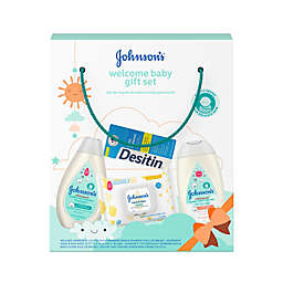 Johnson's® Baby 4-Piece Welcome Baby Gift Set
