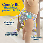 Alternate image 3 for Charlie Banana One Size Reusable Cloth Diaper with 2 Inserts in Twinkle Star White