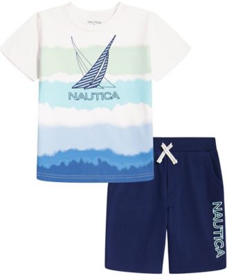 Nautica® Size 18M 2-Piece Sailboat Tee 