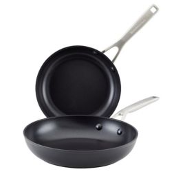 KitchenAid® Nonstick Hard-Anodized Induction 2-Piece Frying Pan Set