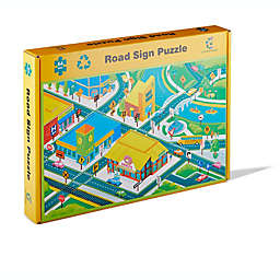 Cognisprings 64-Piece Road Signs Puzzle