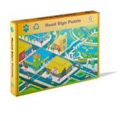 Cognisprings 64-Piece Road Signs Puzzle