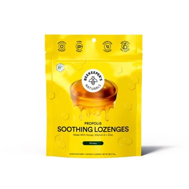 Beekeeper's Naturals&reg; B.Soothed 14-Count Honey Cough Drops. View a larger version of this product image.