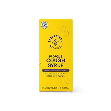 Beekeeper's Naturals&reg; 4 oz. Propolis Cough Syrup Night. View a larger version of this product image.