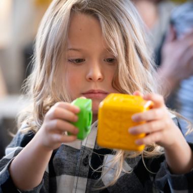 Baby Einstein&trade; Connectables Bridge & Learn&trade; Magnetic Activity Blocks. View a larger version of this product image.