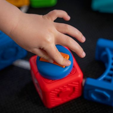 Baby Einstein&trade; Connectables Bridge & Learn&trade; Magnetic Activity Blocks. View a larger version of this product image.