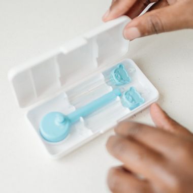 oogiebear-brite&trade; Nose and Nasal Aspirator in Blue. View a larger version of this product image.