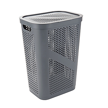 Mind Reader 60-Liter Perforated Laundry Hamper. View a larger version of this product image.