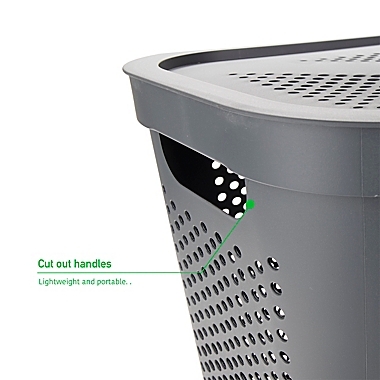 Mind Reader 60-Liter Perforated Laundry Hamper. View a larger version of this product image.