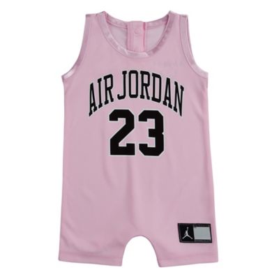 Jordan&reg; Size 3M Air Jordan Jersey Romper in Pink