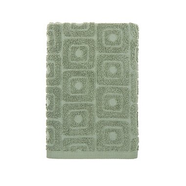 The Novogratz Corbel Bath Towel in Sage. View a larger version of this product image.
