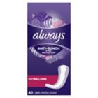 Alternate image 1 for Always&reg; 40-Count Xtra Protection Extra Long Liners