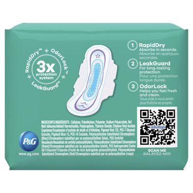 Always&reg; 22-Count Size 1 Ultra Thin Daytime Pads with Wings. View a larger version of this product image.