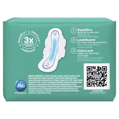 Always&reg; 20-Count Size 2 Ultra Thin Daytime Pads with Flexi-Wings&trade;. View a larger version of this product image.