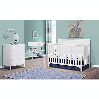 Sorelle 4-Piece Room-in-a-Box Nursery Furniture Set in White. View a larger version of this product image.