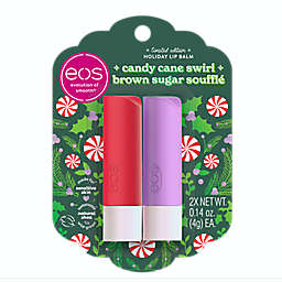 eos® 2-Pack Candy Cane Swirl Brown Sugar Soufflé Lip Balm