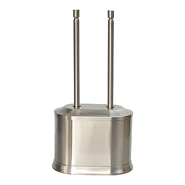 Everhome&trade; Toilet Brush and Plunger Combo in Brushed Nickel. View a larger version of this product image.
