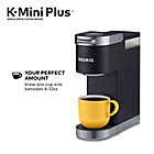 Alternate image 8 for Keurig&reg; K-Mini Plus&reg; K-Cup&reg; Pod Single Serve Coffee Maker in Black