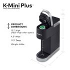 Alternate image 1 for Keurig&reg; K-Mini Plus&reg; K-Cup&reg; Pod Single Serve Coffee Maker in Black