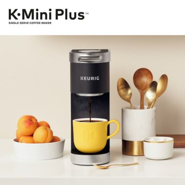 Keurig&reg; K-Mini Plus&reg; K-Cup&reg; Pod Single Serve Coffee Maker in Black. View a larger version of this product image.