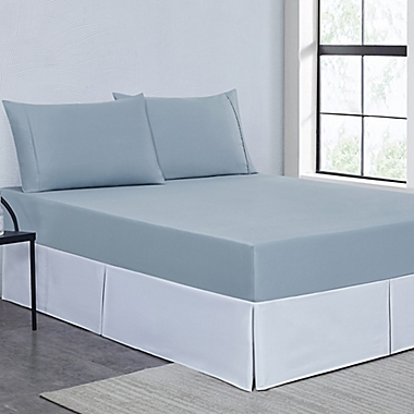 The Threadery&trade; 1000-Thread-Count Pima Cotton Full Sheet Set in Quarry. View a larger version of this product image.