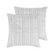 Levtex Home Bondi Stripe Quilted European Pillow Sham (Set of 2)